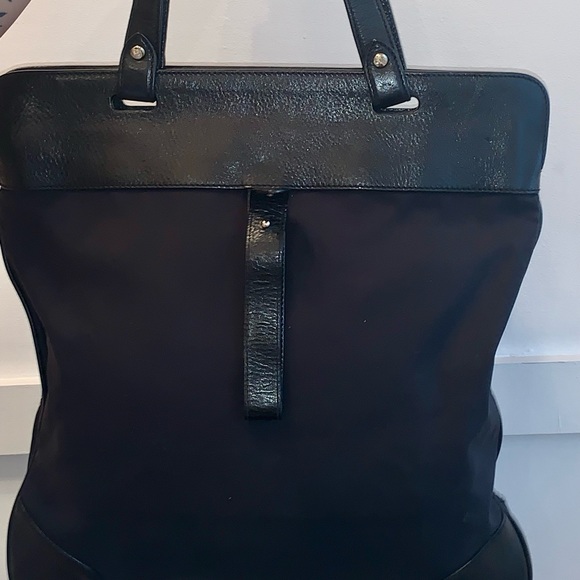 Black Burberry Canvas Tote Bag - Picture 2 of 16